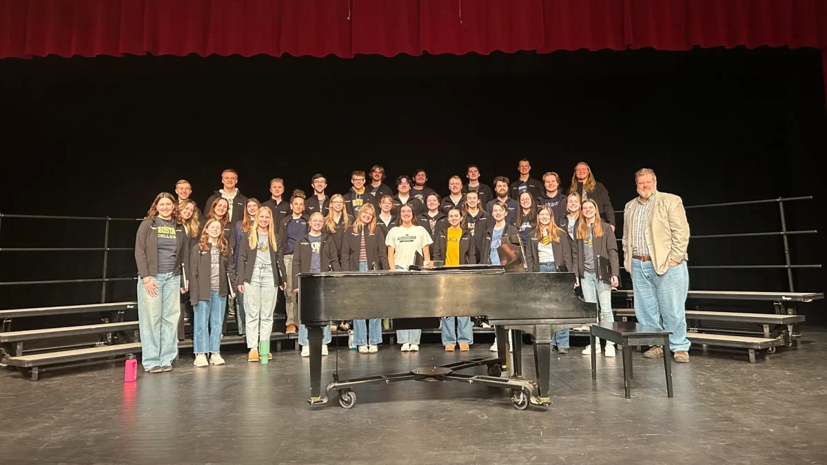 Group photo of the Augustana University choir
